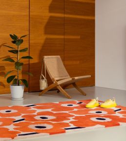 Marimekko Unikko rug Orange Red 132403140200 Orange Red