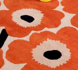 Marimekko Unikko rug Orange Red 132403140200 Orange Red