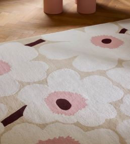 Marimekko Unikko rug Beige/Pink 132402140200-US Beige/Pink