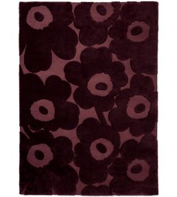 Marimekko Unikko rug Burgundy 132200140200 Burgundy