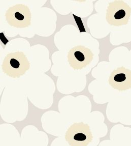 Unikko Wallpaper by Marimekko Natural