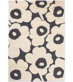 Marimekko Unikko Outdoor rug Charcoal/White 434305140200 Charcoal/White