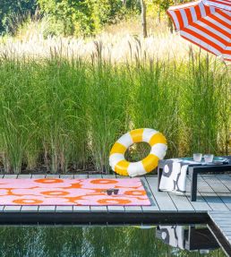 Marimekko Unikko Outdoor rug Pink/Orange 434302140200 Pink/Orange