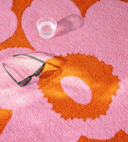 Marimekko Unikko Outdoor rug Pink/Orange 434302140200 Pink/Orange