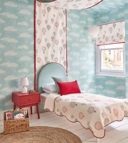 Up Up & Away Fabric by Villa Nova Blue