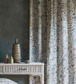 Utopia Fabric by Lewis & Wood Aqua Vita
