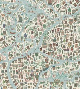 Utopia Wallpaper by Lewis & Wood Garland
