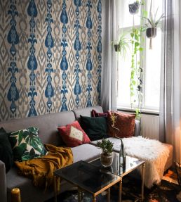 Uzbek Wallpaper by Coordonne Cream