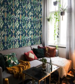 Uzbek Wallpaper by Coordonne Green