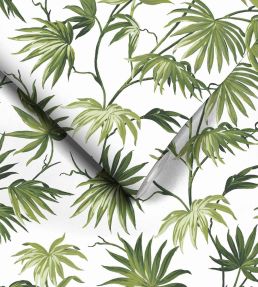Va Va Frome Wallpaper by Woodchip & Magnolia Meadow Green