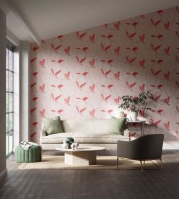 Valentina Wallpaper by Harlequin Blush / Blossom