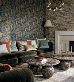Vana Wallpaper by Osborne & Little Leaf/Ochre