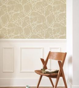 Vancouver Wallpaper by Casadeco Beige Sable