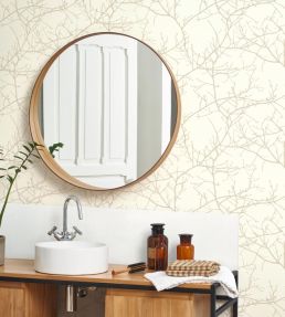 Vancouver Wallpaper by Casadeco Blanc Neige