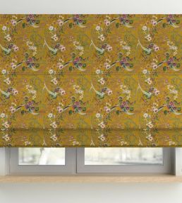 V&A Floris Fabric by Arley House Gold