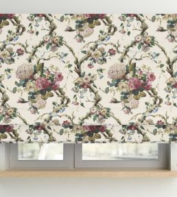 V&A Georgette Fabric by Arley House Rose