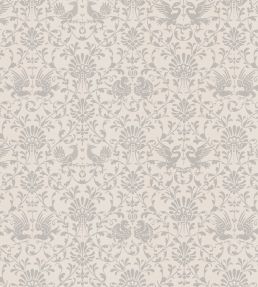 V&A Heraldic Birds Fabric by Arley House Beige