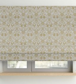 V&A Heraldic Birds Fabric by Arley House Gold