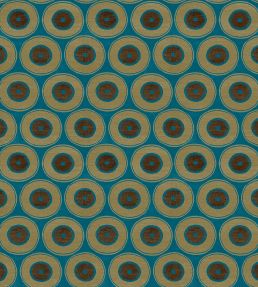 V&A Izmir Fabric by Arley House Azure