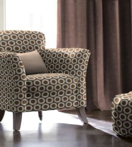 V&A Izmir Fabric by Arley House Nutmeg