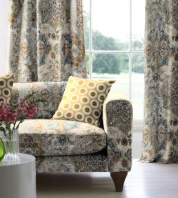 V&A Izmir Fabric by Arley House Ochre