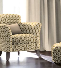 V&A Izmir Fabric by Arley House Ochre