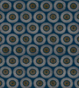 V&A Izmir Fabric by Arley House Prussian