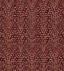 V&A Jaipur Fabric by Arley House Cranberry