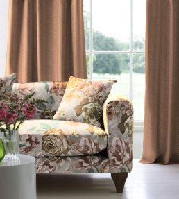 V&A Jaipur Fabric by Arley House Peach