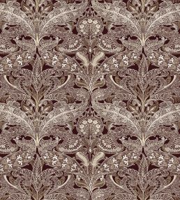 V&A Lacewing Fabric by Arley House Cocoa