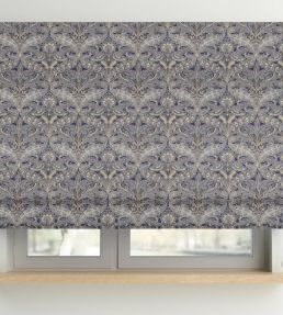 V&A Lacewing Fabric by Arley House Indigo