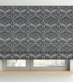 V&A Lacewing Fabric by Arley House Jet Black