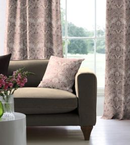 V&A Lacewing Fabric by Arley House Pink