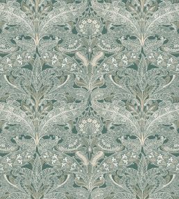 V&A Lacewing Fabric by Arley House Sage Green