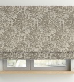 V&A Pagoda Fabric by Arley House Beige