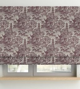 V&A Pagoda Fabric by Arley House Berry