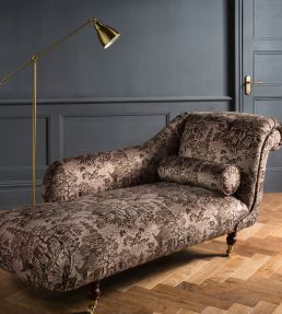 V&A Pagoda Fabric by Arley House Mocha