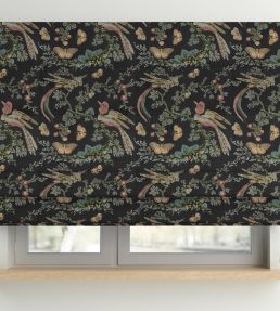 V&A Paradise Fabric by Arley House Black