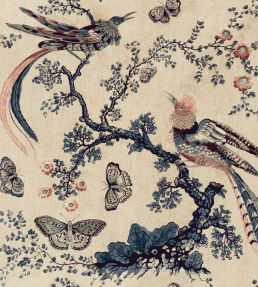V&A Paradise Fabric by Arley House Blush
