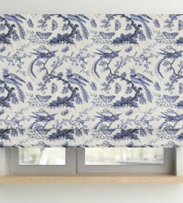 V&A Paradise Fabric by Arley House Indigo