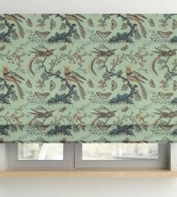 V&A Paradise Fabric by Arley House Moss