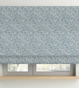 V&A Rolling Leaves Fabric by Arley House Duck Egg