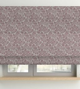 V&A Rolling Leaves Fabric by Arley House Pink