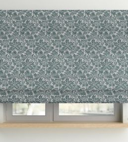 V&A Rolling Leaves Fabric by Arley House Sage Green