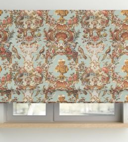 V&A Romano Fabric by Arley House Jade