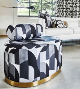 Varadero Fabric by Prestigious Textiles Jet