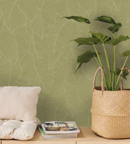 Vegetalia Wallpaper by Caselio Kaki