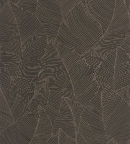 Vegetalia Wallpaper by Caselio Noir Sepia