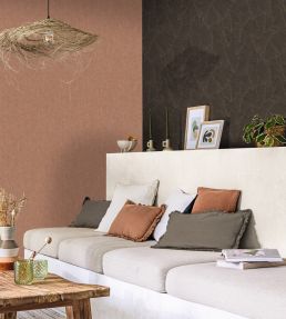 Vegetalia Wallpaper by Caselio Noir Sepia
