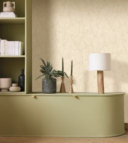 Vegetalia Wallpaper by Caselio Sepia Beige